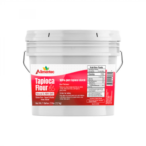 Tapioca Flour (1 Gallon (5 lb.)) , Also Known As Tapioca Starch, Resealable Bucket, Fine White Powder, Gluten-Free, Non-GMO