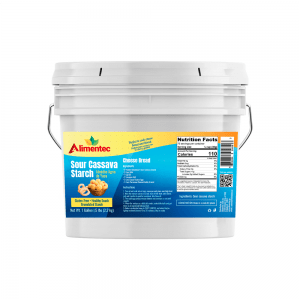 Alimentec Sour Starch (1 Gallon (5 lb.)) , Also Known As polvilho azedo, Resealable Bucket, White Powder, Gluten-Free, Non-GMO